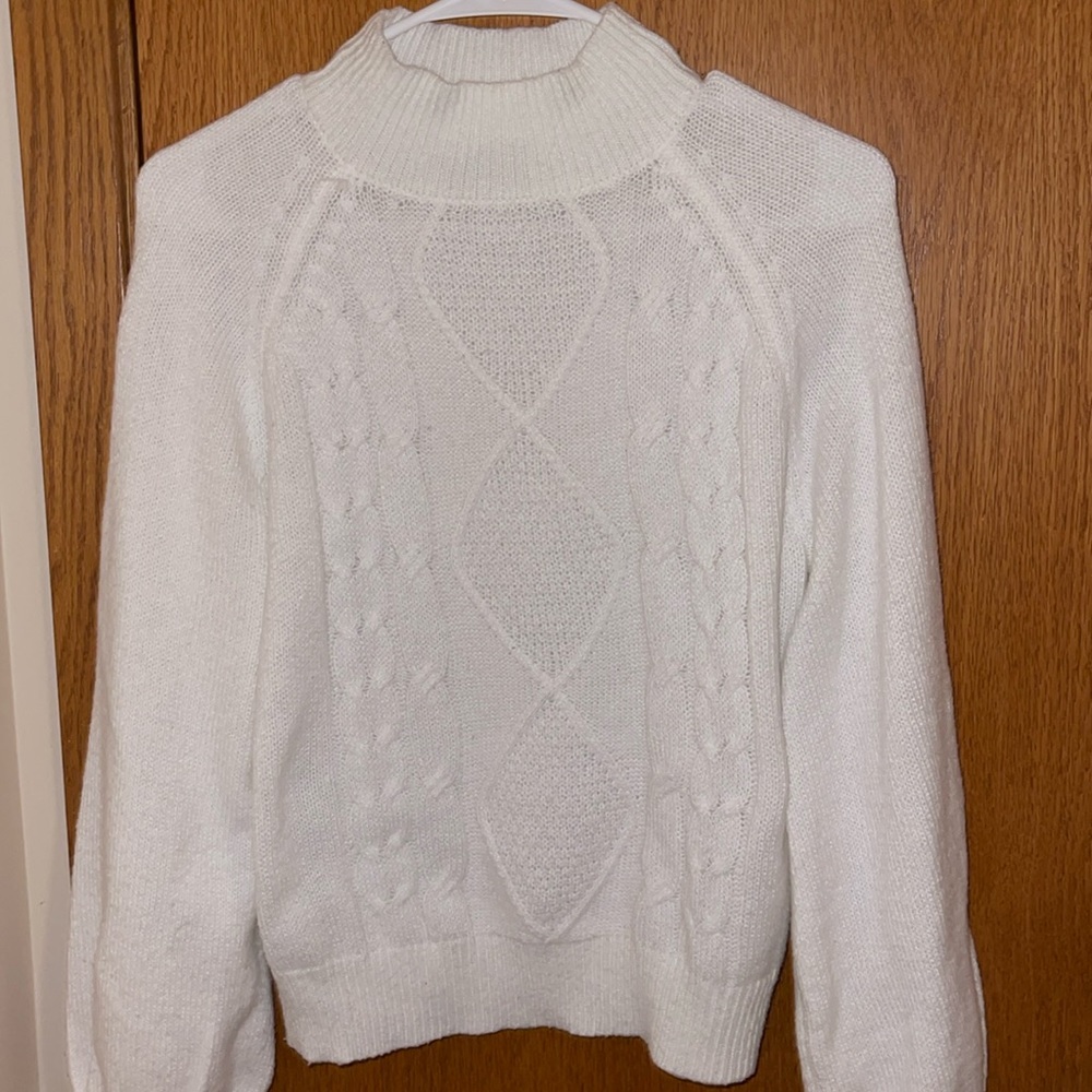 white sweater great quality